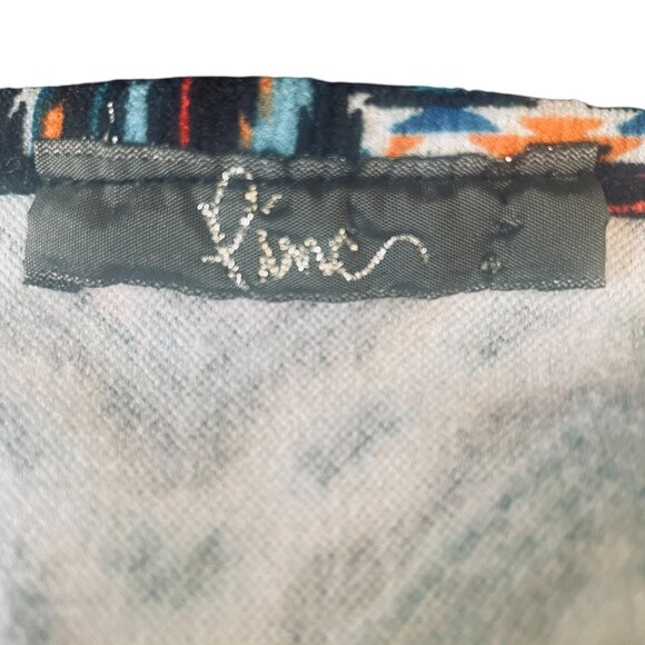 Tribal Chevron Mini Dress Cap Sleeve Fit And Flare Boho Festival Indie Y2K - Picture 3 of 10